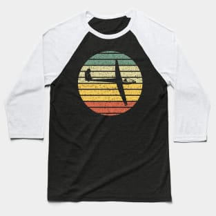 Vintage glider silhouette Baseball T-Shirt